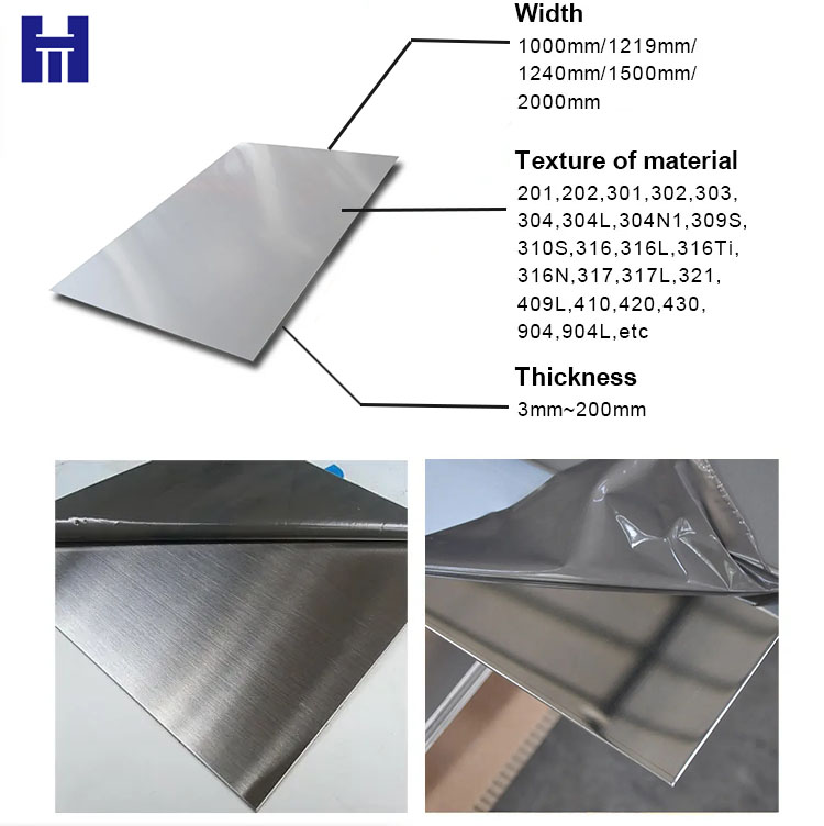 Folha de aço inoxidável laminado a quente